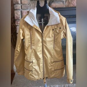Burton DryRide Gold Snowboard Jacket with hood Women’s Sz M